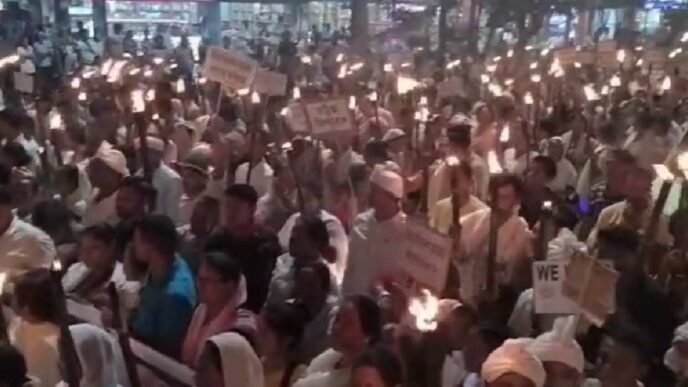 ‘No more promises’: Chutia community warns BJP ahead of 2026 polls; stage massive protest