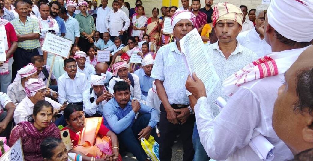Kalita community stages massive protest in Nalbari demanding land, education and tribal rights