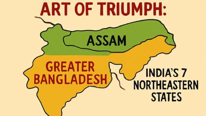 From Nobel to Notorious? Yunus’s book gift to Pakistani General shows India’s Northeast in ‘Greater Bangladesh’