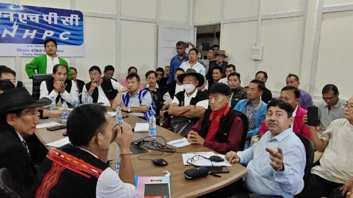 Siang Upper Project will secure future of Siang valley, NHPC tells local leaders