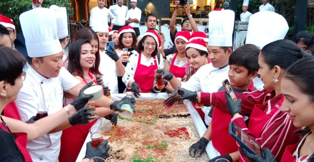 Guwahati Welcomes Festive Cheer with Joyous Cake Mixing Brunch