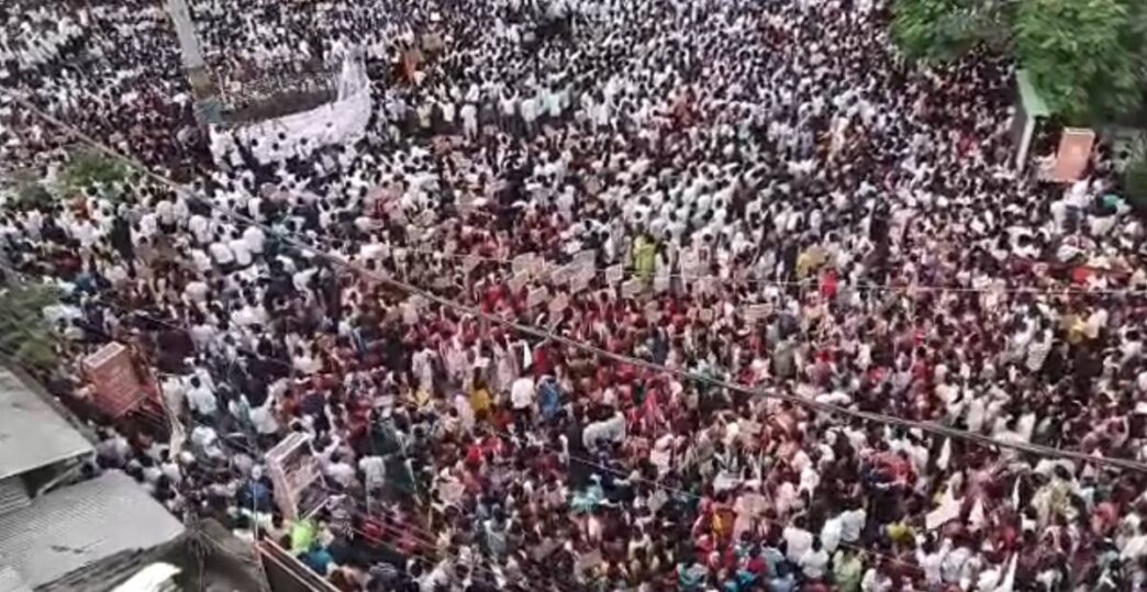 No Land, no Rights, no Dignity’: Tea tribe protest rally as CM Sarma visits Tinsukia