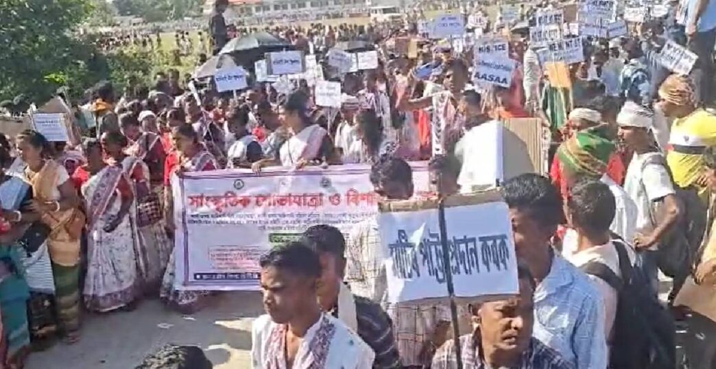 Massive Adivasi rally in Kokrajhar demands ST status and peace accord implementation