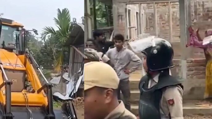 700 families face 'bulldozers' as massive eviction drive sweeps Dahikata in Goalpara
