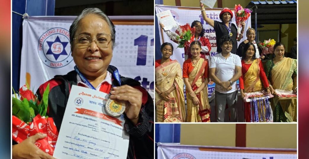 66 and 'unstoppable': Guwahati woman swims to Silver & Bronze, shattering age barriers