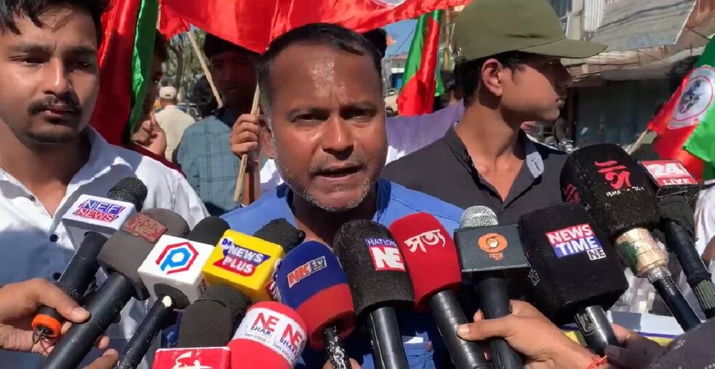 KMSS protests Election Commission’s ‘Special Revision’ move in Assam