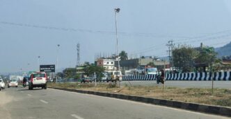 Oil spill near Khanapara causes slippery road, traffic delays on NH-27