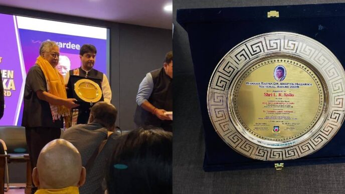 LR Sailo honoured with Bhupen Hazarika National Award for role in building peace in Mizoram