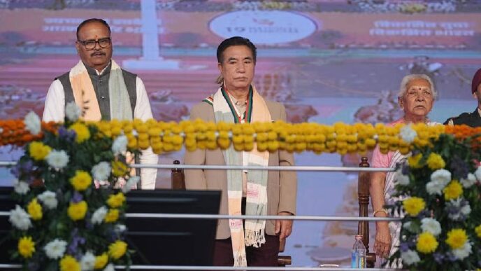 Mizoram CM Lalduhoma honoured with Bharat Scouts & Guides’ highest award