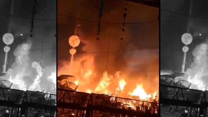 Powerful car blast near Delhi’s Red Fort kills 10, several injured