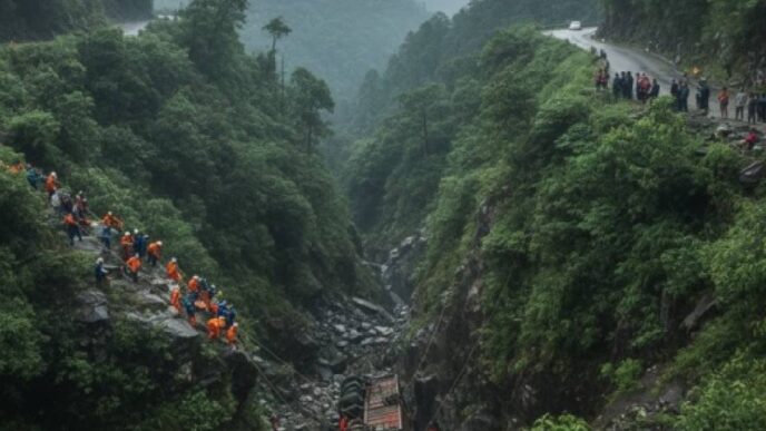 22 workers from Assam killed after truck falls into 1,000-feet gorge in Arunachal