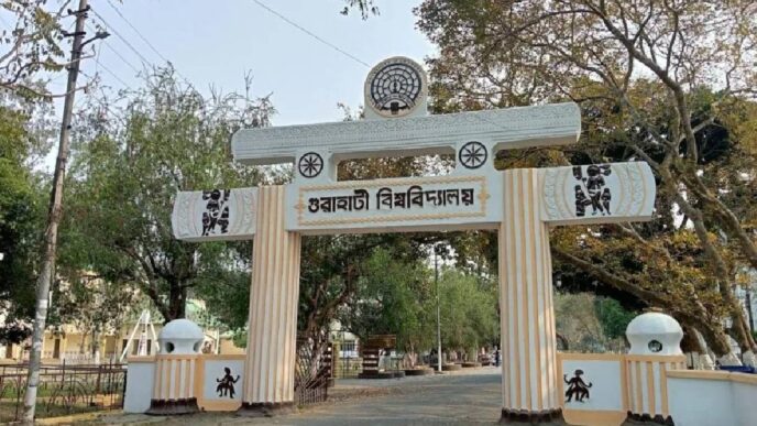 Gauhati University students to sit on 12-hour hunger strike demanding rebuild of Shaheed Bedi