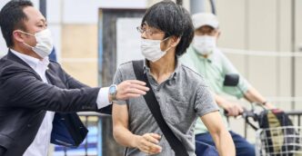 Man accused of killing Shinzo Abe apologises to former PM’s family in court