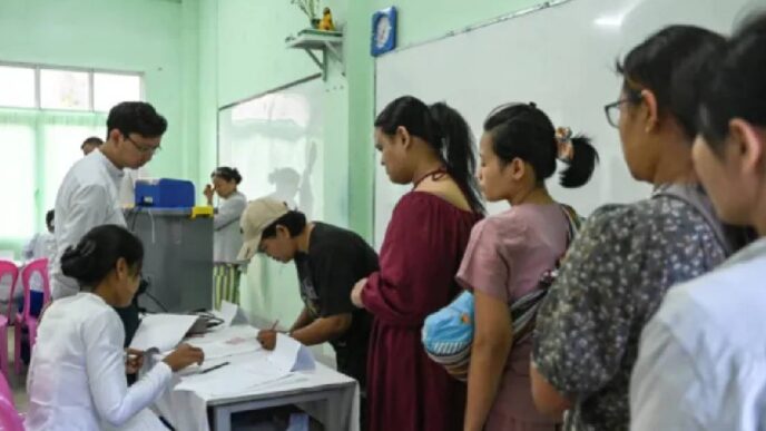 Myanmar begins first phase of national election amid ongoing conflict