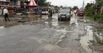 MP Gaurav Gogoi flags poor condition of NH-37, demands urgent repair