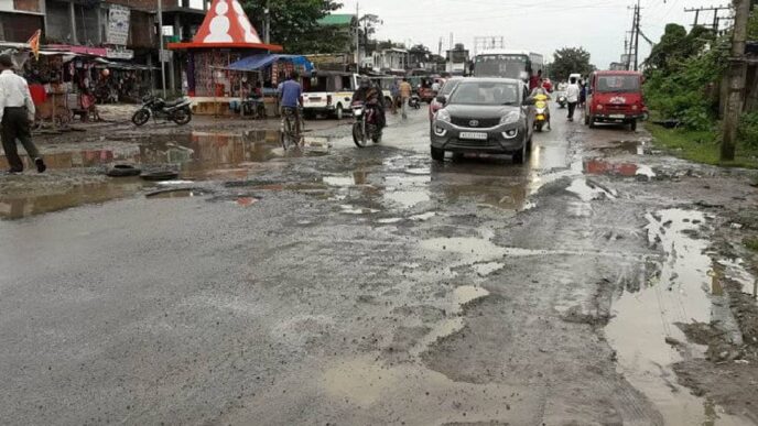 MP Gaurav Gogoi flags poor condition of NH-37, demands urgent repair