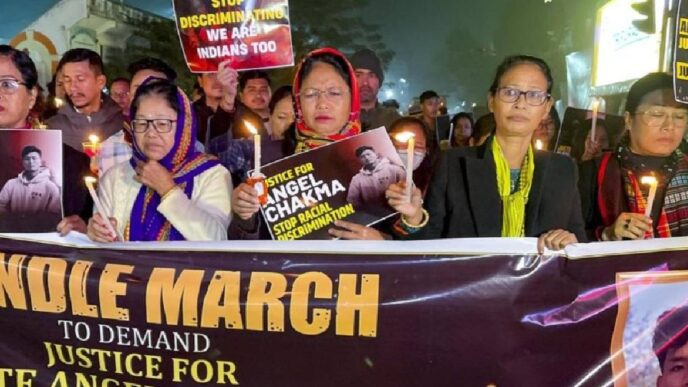 Protests sweep Tripura over murder of student Angel Chakma in Uttarakhand