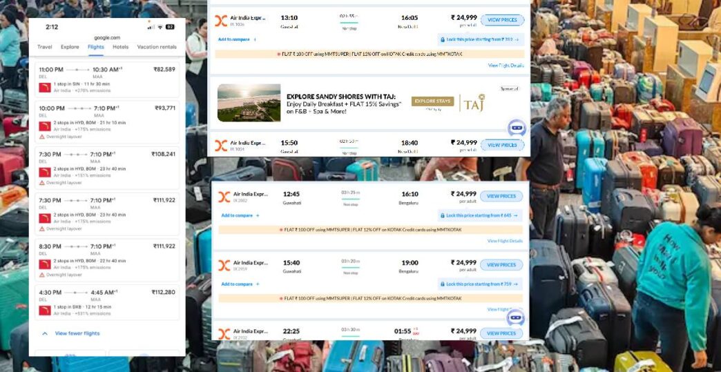 IndiGo chaos: Guwahati airfares jump to over Rs 1 lakh