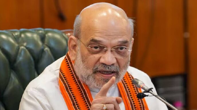 Amit Shah reviews Manipur law and order situation with Governor and top officials