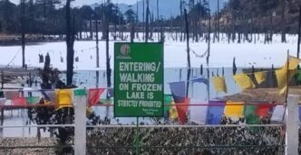 One body recovered from frozen Sela Lake, search on for second tourist
