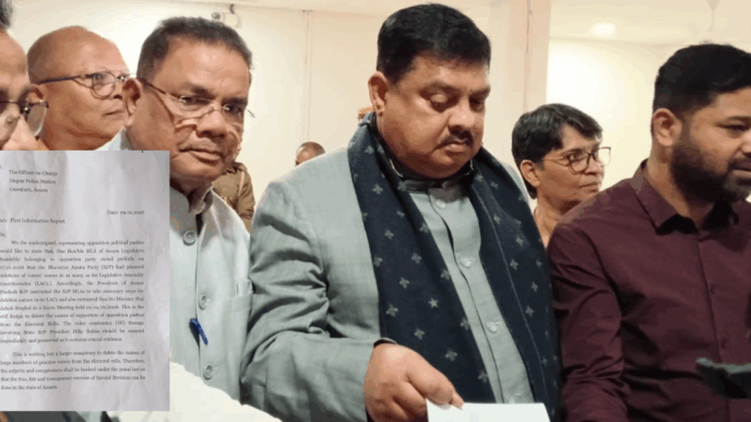 FIR filed over alleged voter list manipulation as Assam opposition flags ‘vote chori’