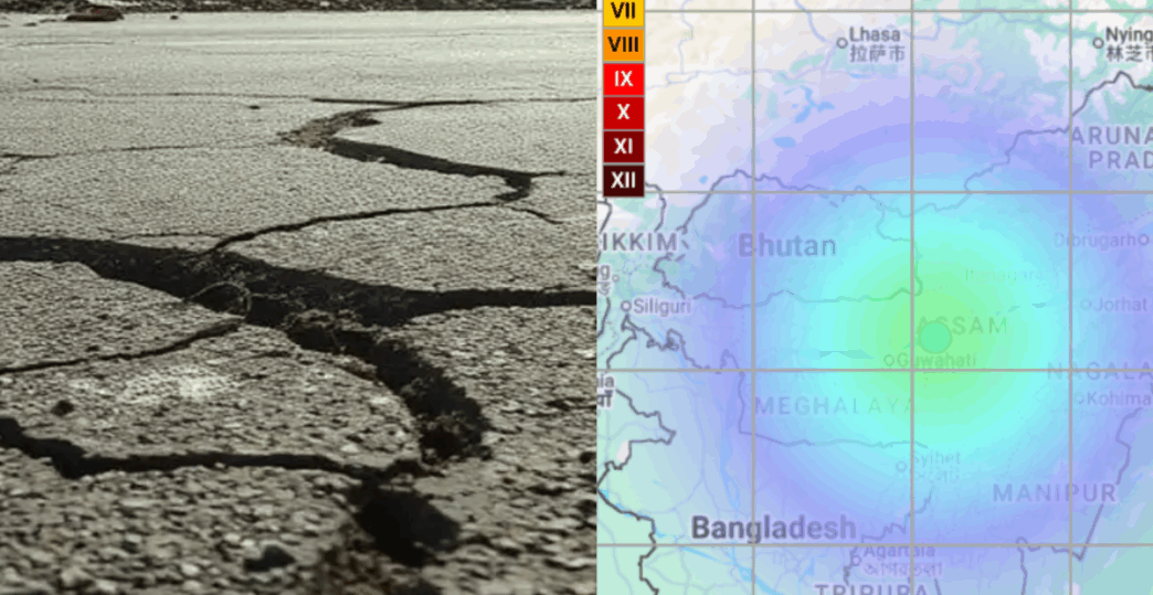 Strong earthquake of magnitude 5.1 jolts Assam; tremors felt in Meghalaya
